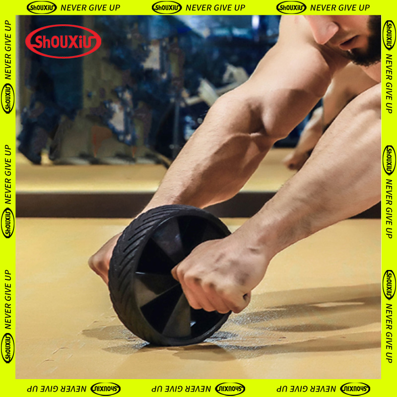 Healthy belly wheel Men's Fitness equipment home push abdominal wheel practice abdominal muscle Roller exercise abdominal roll abdominal female abdominal wheel