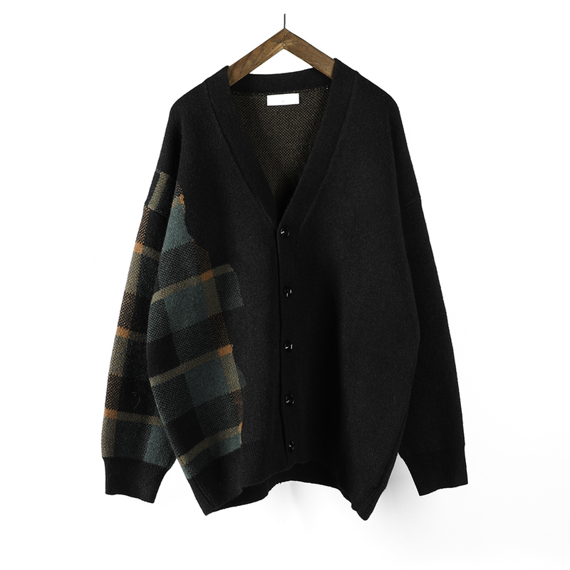 Mumu Men's Clothing Autumn and Winter New Japanese Style Trendy Brand Men's Knit Sweater Cardigan Loose Trendy Fashion Jacket