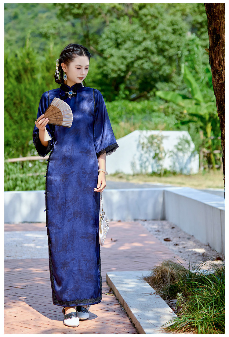 送料無料 10%OFF】【酔花陰】新中国風レトロ/伝統的なワイドスリーブ