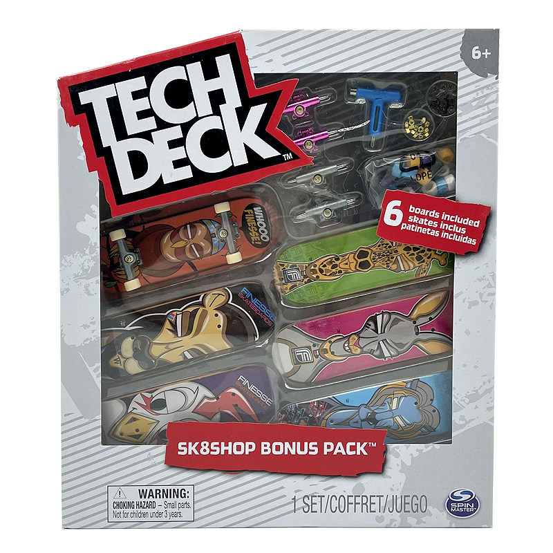 Креативные игрушки для детей tech deck专业手指滑板翻team可换轴承桥滑轮面板配件工具补充装 Sega toys