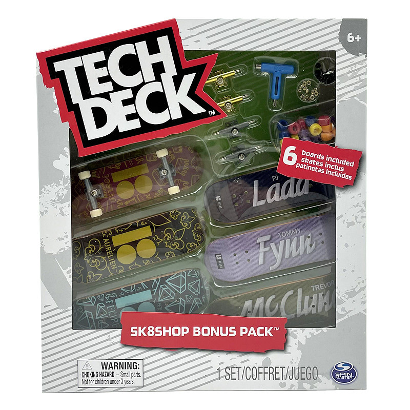 Креативные игрушки для детей tech deck专业手指滑板翻team可换轴承桥滑轮面板配件工具补充装 Sega toys
