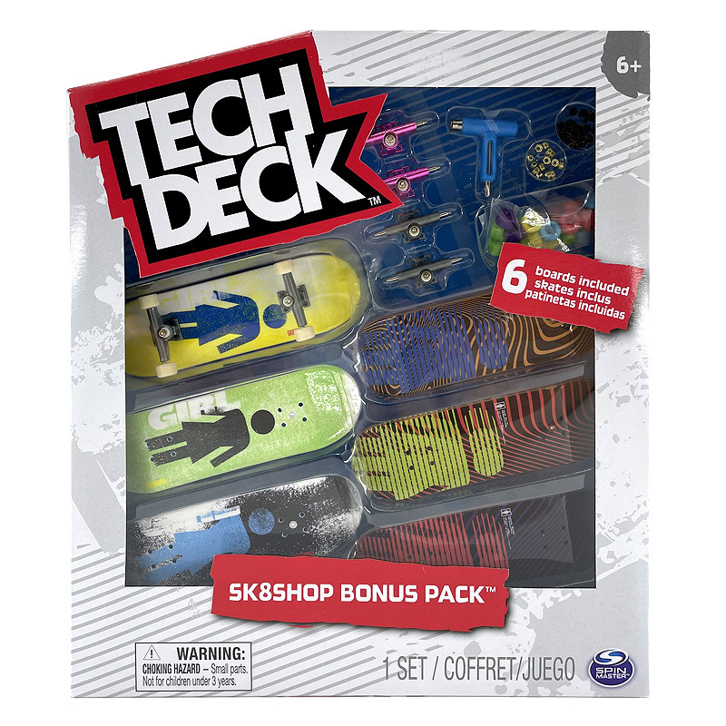 Креативные игрушки для детей tech deck专业手指滑板翻team可换轴承桥滑轮面板配件工具补充装 Sega toys