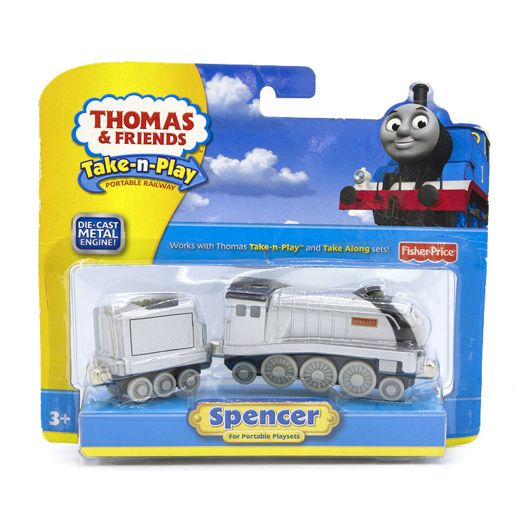 Модель поезда 正品美太 托马斯小火车合金 磁性火车头spencer 史宾赛 r9618盒装 Thomas & friends