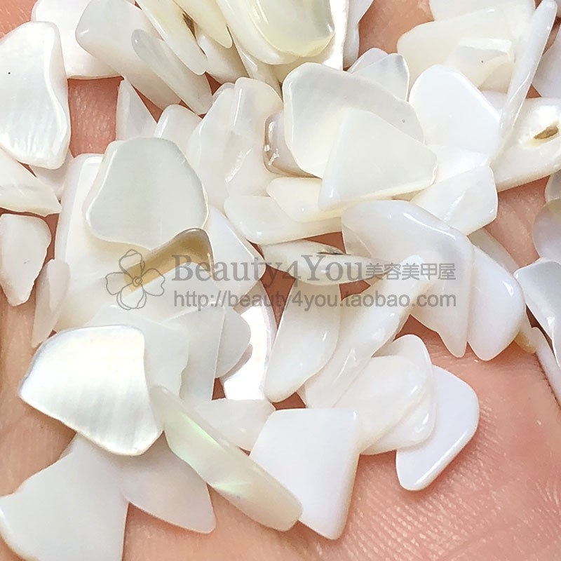 Dụng cụ làm móng tay joujou gió ngọc trai vỏ sò tự nhiên mảnh vỏ Yuan Yuani vỏ dày - Công cụ Nail bộ dụng cụ làm nail chuyên nghiệp