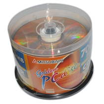 Mitsubishi Mitsubishi on-board music blank CD-R lettering disc VCD gold surface CD MP3 disc