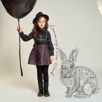 lavensey Leuven Jubilee Children 2022 Girl girls thin shirt New pint of pure cotton flap with long sleeve shirt