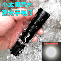 Multifunctional waterproof outdoor strong light flashlight super bright household charging small sun aquaculture super bright P20