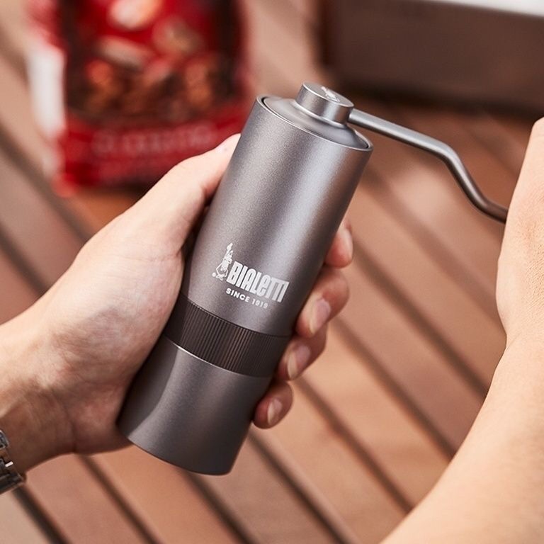 Bialetti Mino Hand-Cranked Coffee Grinder Hand-Brewed Espresso Machine Hand-Cranked Home Grinder