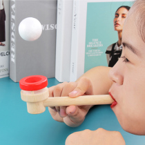 Blowing Ball Suspension Sensory Training Equipment Oral Muscle Lung Activity Exercise Focus on Blowing Air Polymer Toys