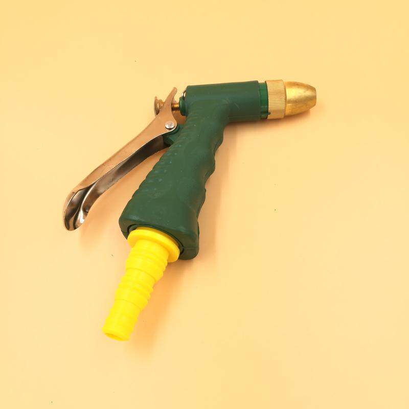 High pressure cleaning machine gun washing water gun head pure copper gun household washing water gun adjusted flower high pressure water gun