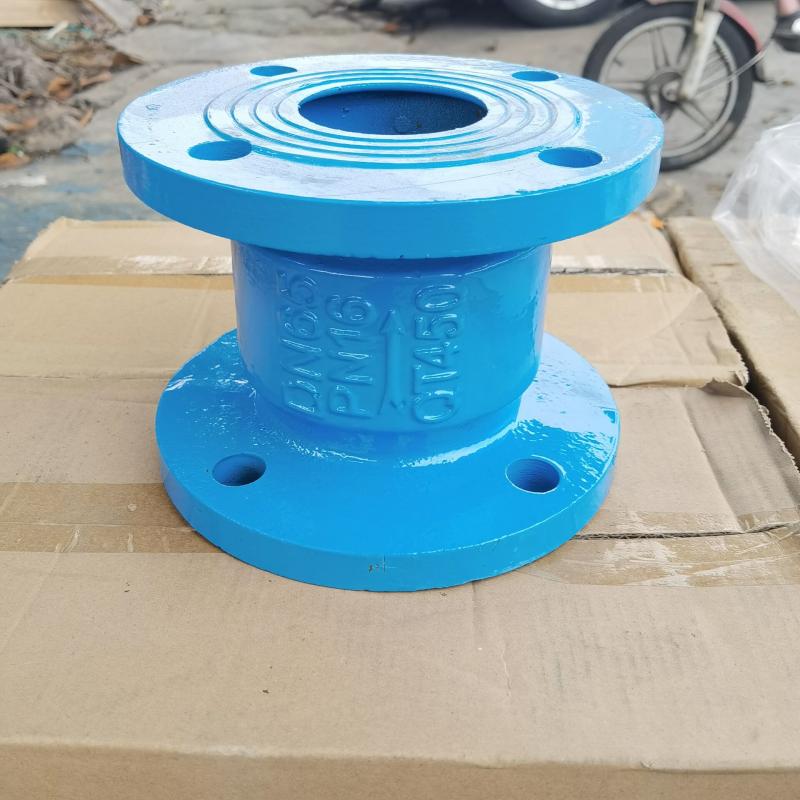 HC41X 16 ball iron baking lacquered stainless steel spring flange silencing check valve backstop valve backstop valve DN50 65