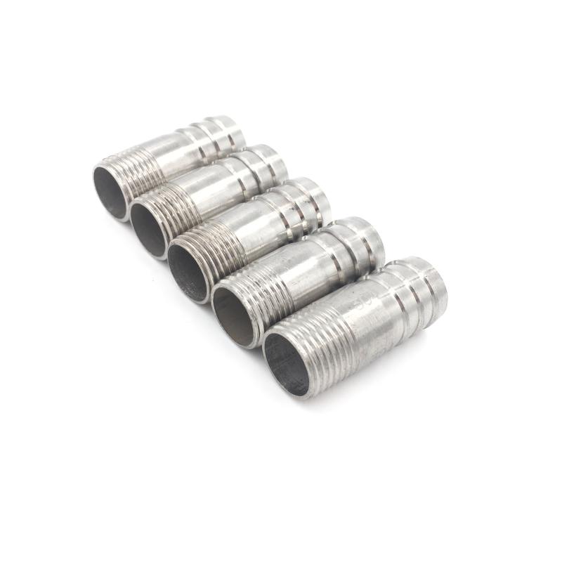 201304 stainless steel leather pipe joint pagoda external tooth connector external wire