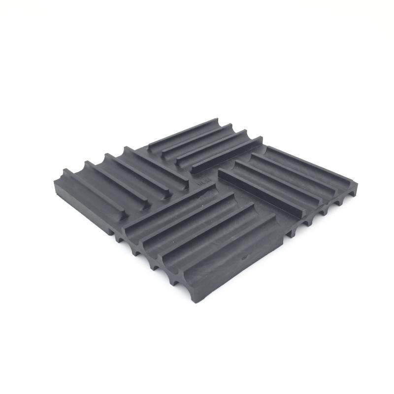Air conditioning external shock absorption mat square rubber shock absorber cushion pump fan machine anti-slip anti-shock mat
