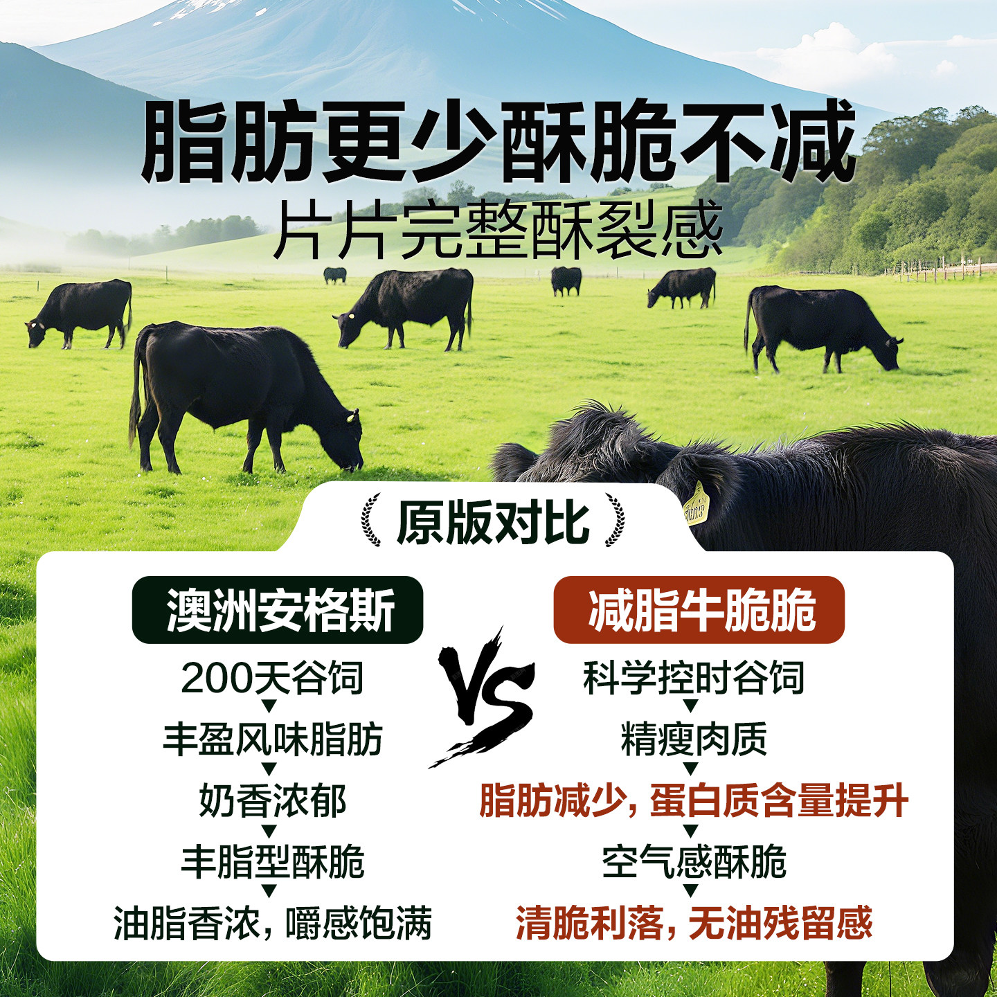 Bestore Angus Beef Steak Crispy Meat Ready-To-Eat Snack Satisfying Specialty Beef