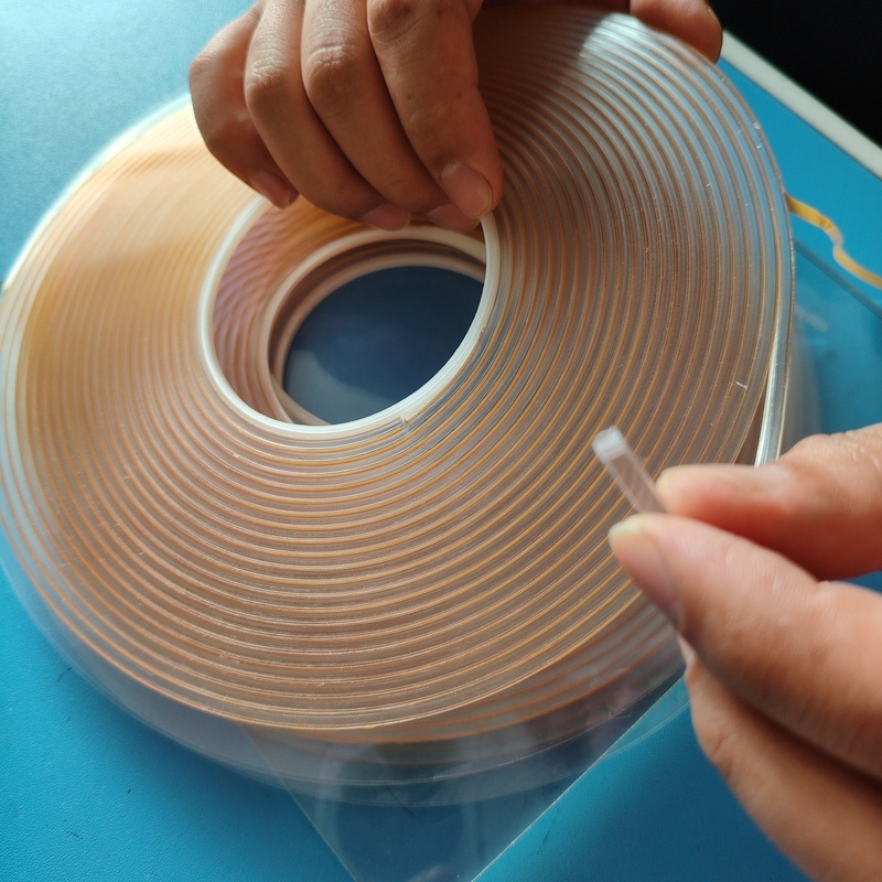 Yellow Film Acrylic Card Slot Adhesive Strip, Acrylic Splicing Adhesive Strip, Ps Board Filling Adhesive Strip, Acrylic Slot Double-Sided Adhesive Strip