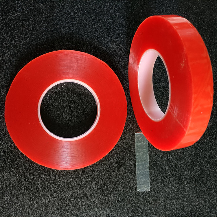 Transparent ultra-strong adhesive-free waterproof high temperature resistant double-sided adhesive engraving fixed without residual two-faced adhesive 50 m large volume-Taobao