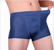 Mùa hè nam đồ lót sợi tre kháng khuẩn thoáng khí Quần short vuông đầu U Convex Sexy lưới eo Boxer - Giữa eo Giữa eo