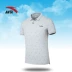 Áo sơ mi POLO ngắn tay Anta 2019 hè mới cổ điển hấp thụ độ ẩm điểm sóng và nhanh chóng làm khô áo POLO 15728118 - Áo polo thể thao Áo polo thể thao