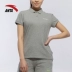Áo sơ mi Anta POLO nữ mùa hè mới thấm mồ hôi thoáng khí thể thao giản dị Áo thun tay ngắn Áo sơ mi POLO 16628117 - Áo polo thể thao Áo polo thể thao