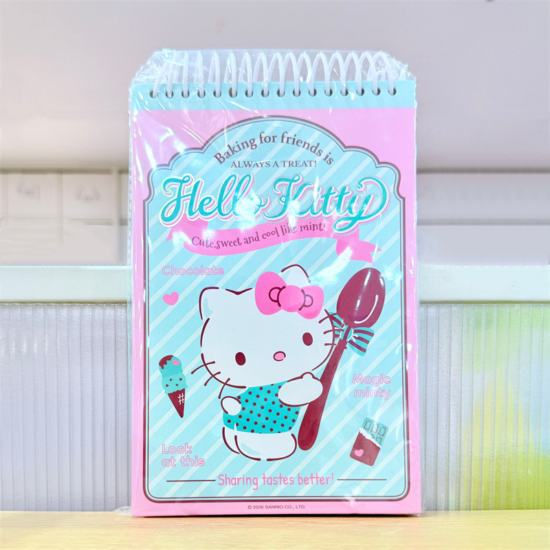 Miniso Sanrio Hello Kitty Thin and Chic Series A5 Spiral Notebook 120 Pages