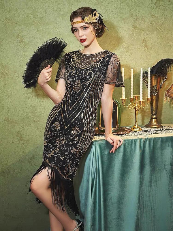 Flapper 1920S Great Gatsby Dresses Gatsby Masquerade Dress Costume Flapper 1920S Great Gatsby Dresses Gatsby Masquerade Dress Costume