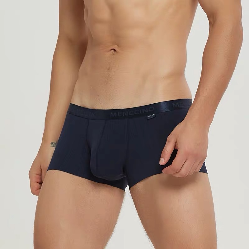 Mens quần lót phẳng góc quần Mordale eo sexy thấp trẻ cởi quần áo mềm cao nảy thở quần short bốn-góc hộp.