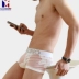 Đồ lót nam Quần lót nam bằng vải cotton thoáng khí Sexy eo thấp Dễ thương In U Convex Thời trang Thanh niên Quần lót góc - Nam giới bán đồ lót nam nữ Nam giới
