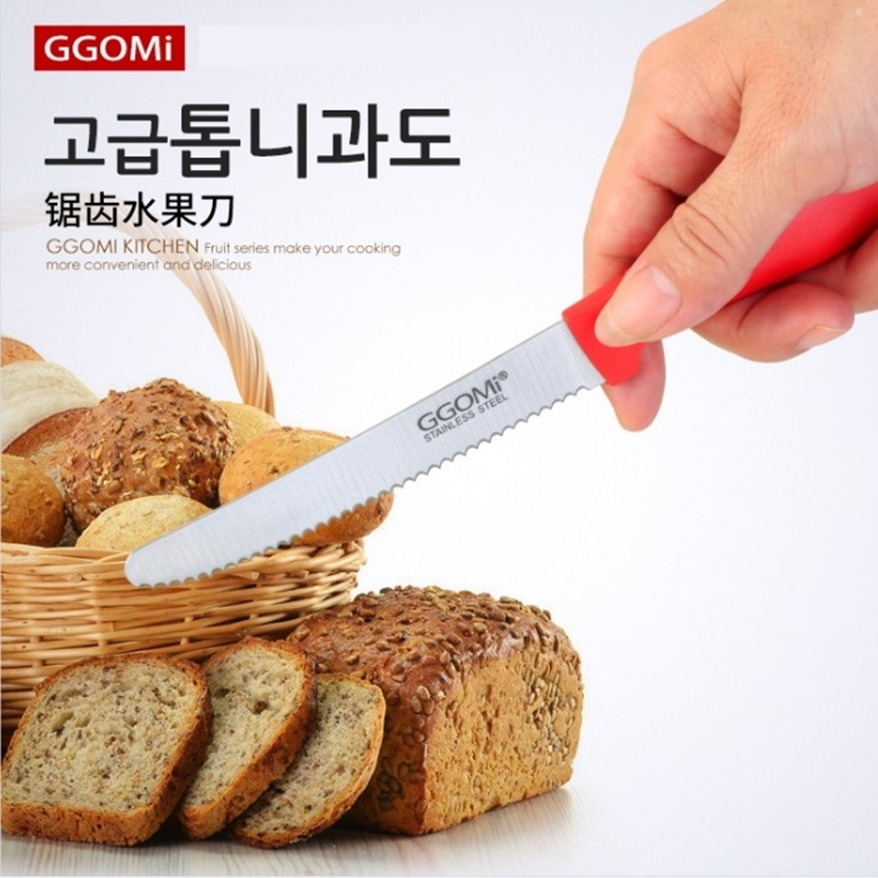 Stainless Steel Band Saw Tooth Water Fruit Knife Bread Knife Home West Point Toast Sliced Cake Cutter Divider Baking Tool