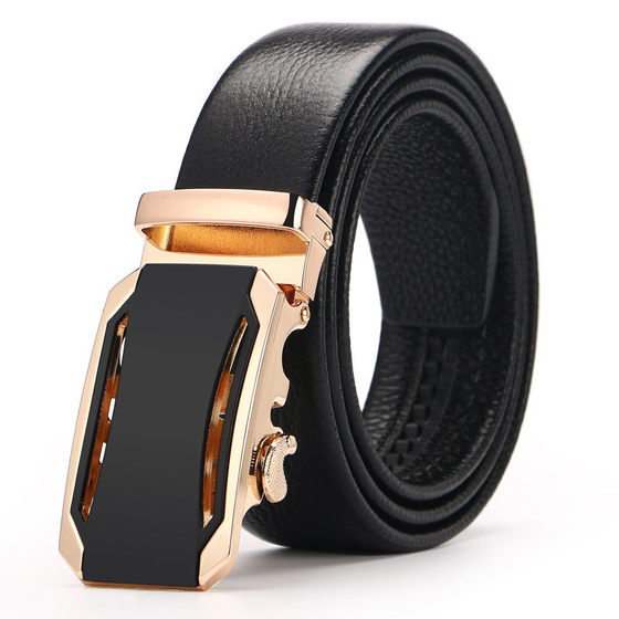 Men's Large Size Fat Man's Belt, Extra Long Automatic Buckle, Fat Man's Belt 160-170, Extra Long Belt for Big Guys 180