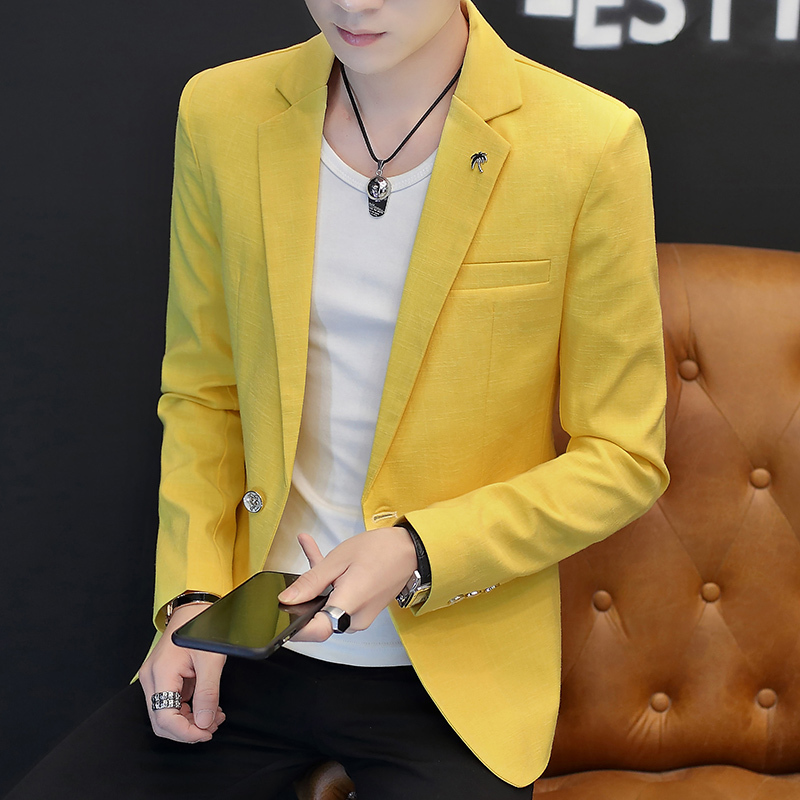 Casual Suit Jacket for Men, 2025 Spring New Style, Men's Small Suit, Korean Style Slim Fit, Hairstylist Jacket, Trendy