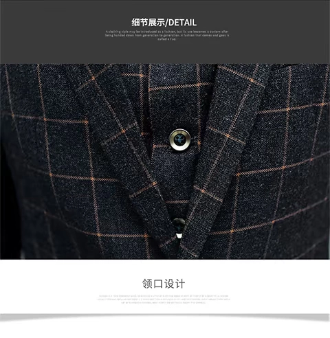 Áo khoác thanh niên Hàn Quốc Bộ đồ vest nam phù hợp với quần áo mỏng phù hợp với nhà tạo mẫu tóc áo vest nam