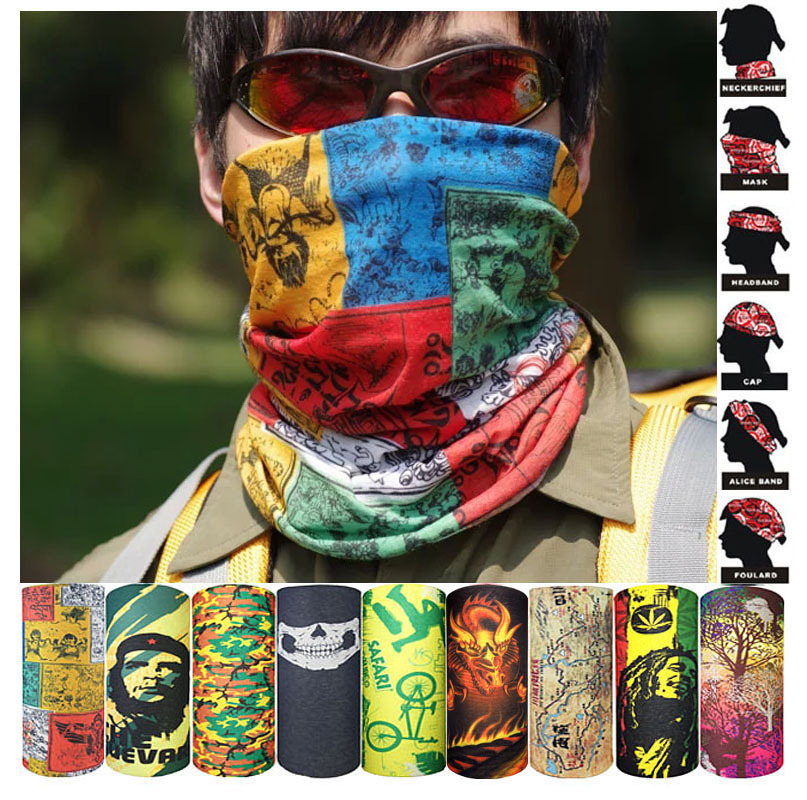 Outdoor sports seamless magic headscarf men's and women's scarf neck sleeves