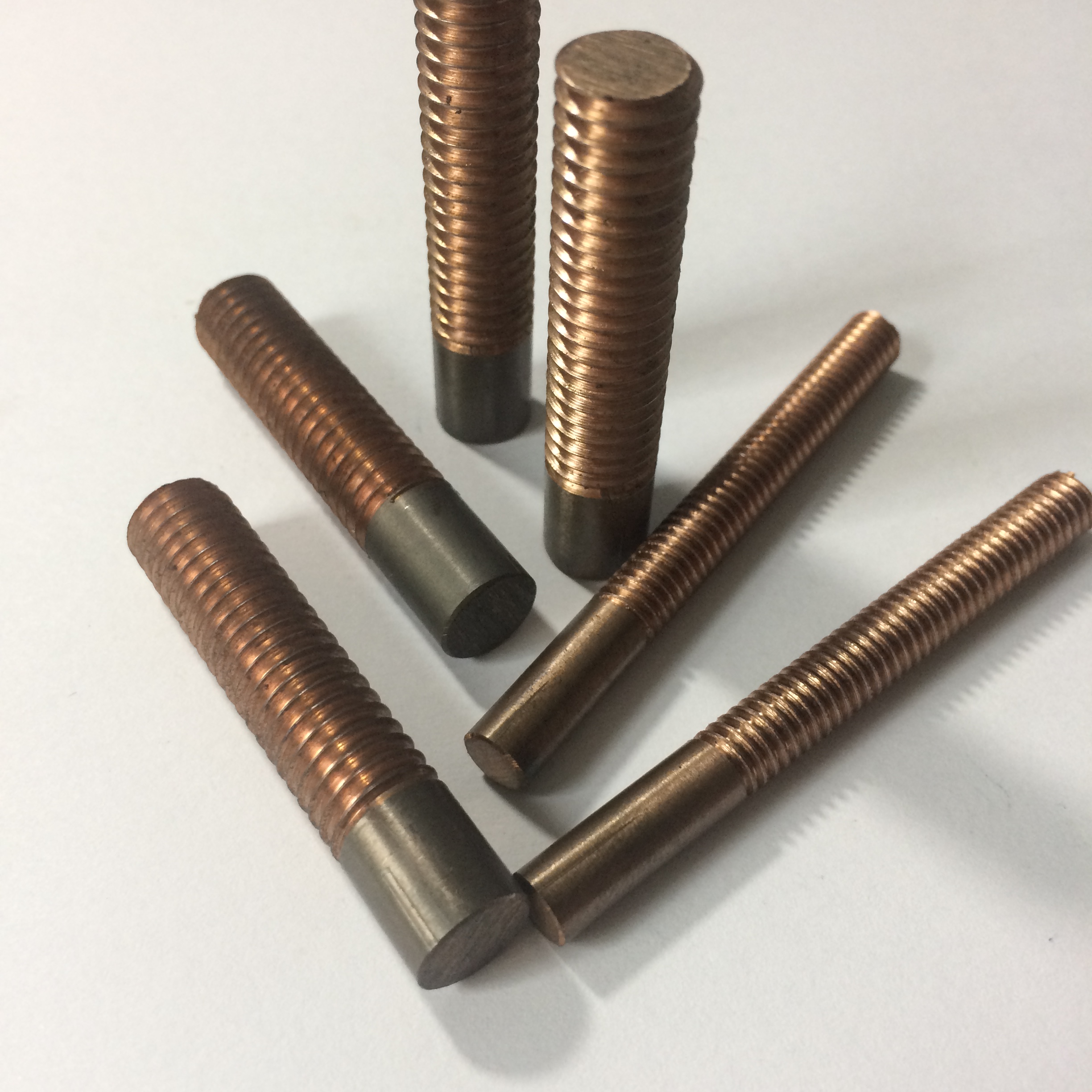 Imported tungsten copper threaded electrode M1 6M2M2 5M3M4M5M6M7M8M10M12 public British PT American UNC