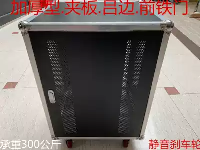 With door cabinet thickened plywood cabinet simple cabinet audio cabinet Cabinet mobile rack