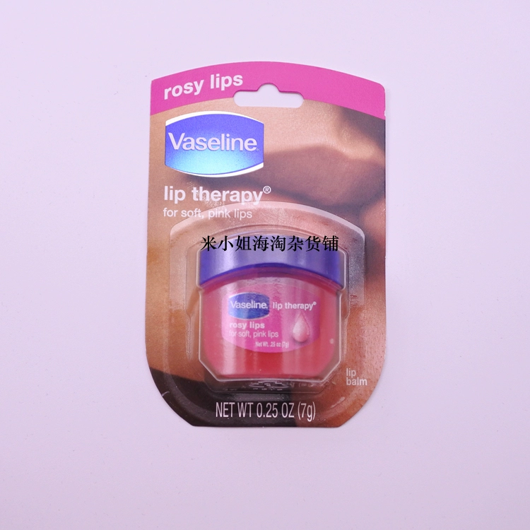 Cư dân khuyên dùng Vaseline Vaseline Lip Care Classic Repair Lip Balm Rosebud 7g