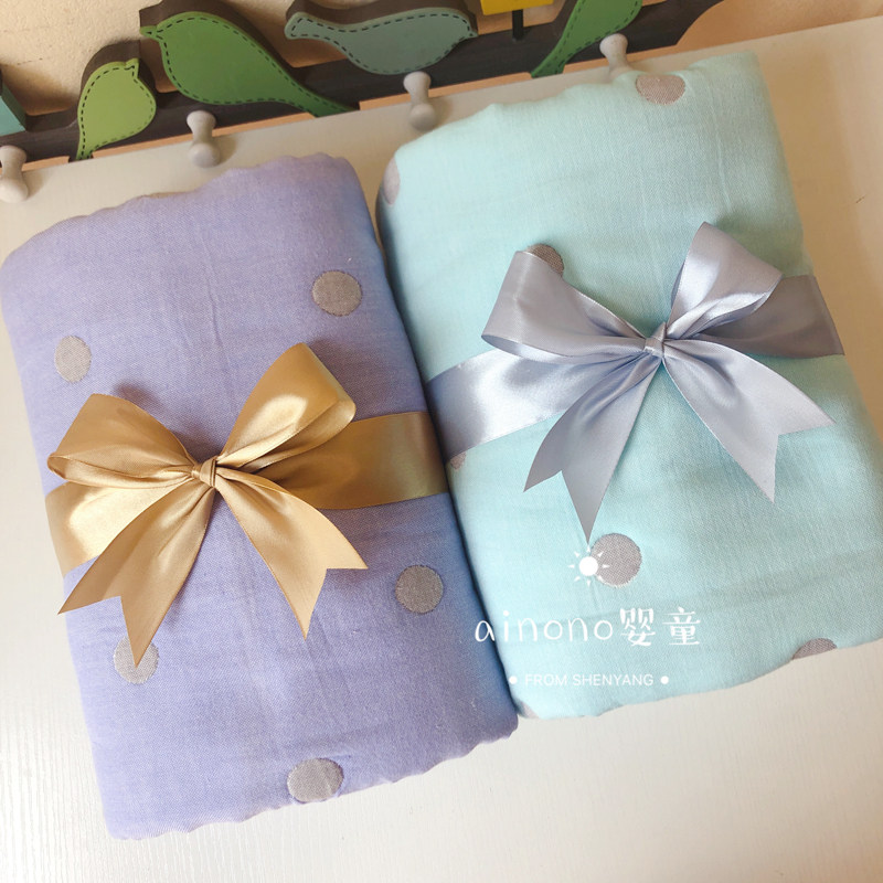 Autumn Winter Baby Blanket Pure Cotton Quilt 10 Layers Gauze Cover Quilt Thickened Children's Cover Blanket Bath Towels Quilted By Air Conditioning Quilt