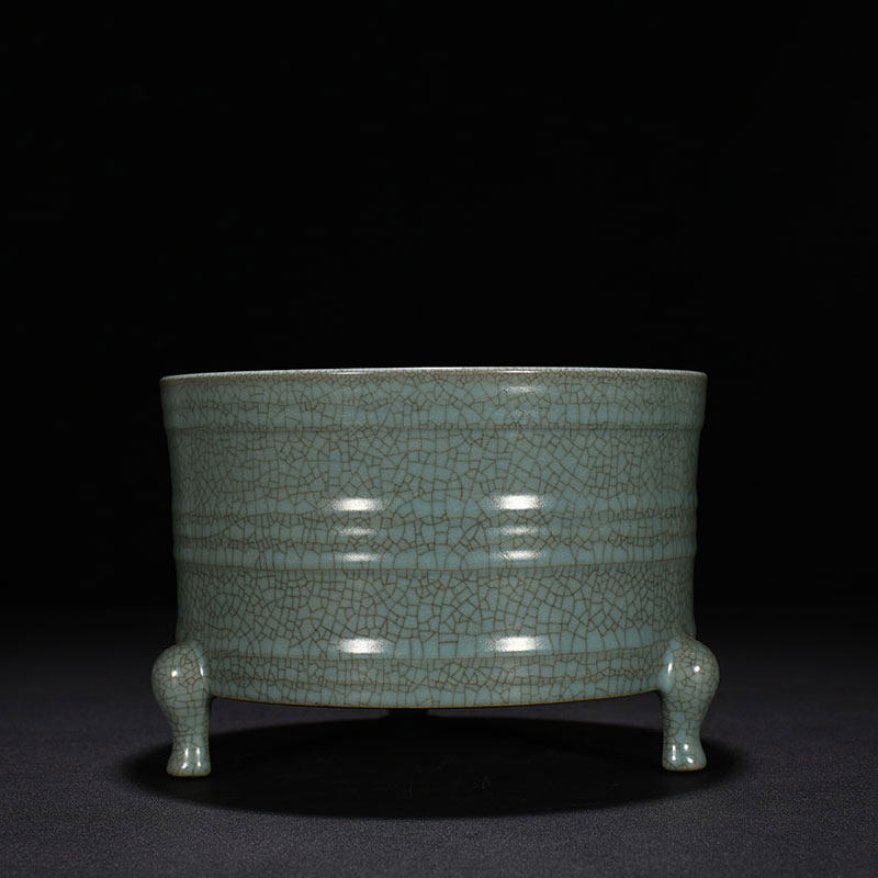 Song Ru Kiln Sky Green Glaze Dazzling Briodette Stove