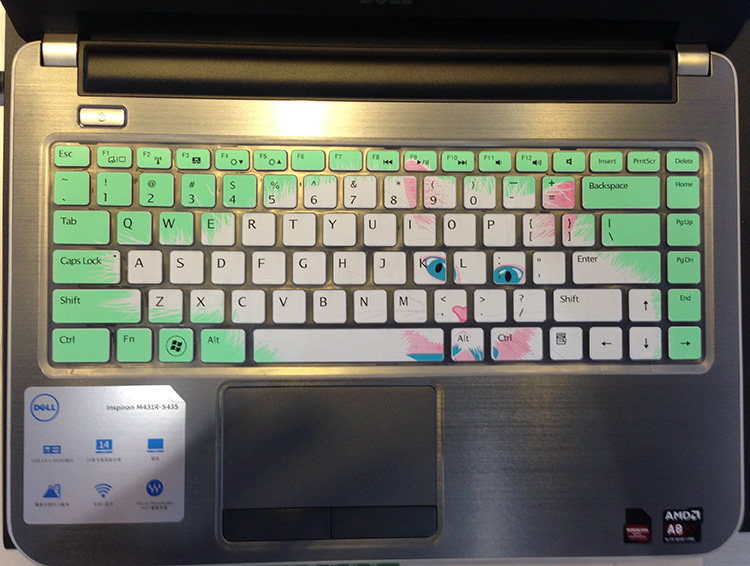 Dell Latitude 3440 (Lati344015428 keyboard protection adhesive film 14-inch computer notebook full coverage anti-dust cover waterproof and anti-ash protection button rugged