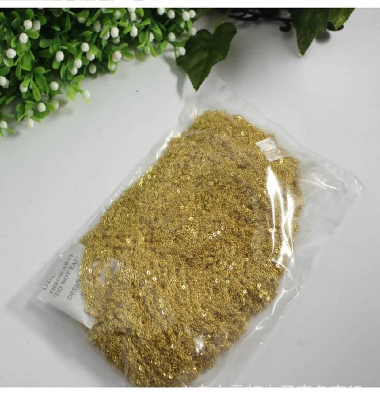 1.8mm nano màu bảo vệ chuỗi mạ xanh vật liệu đồng DIY vòng đeo tay vòng chân bông tai xương đòn phụ kiện chuỗi - Vòng chân các mẫu lắc chân bạc nữ đẹp
