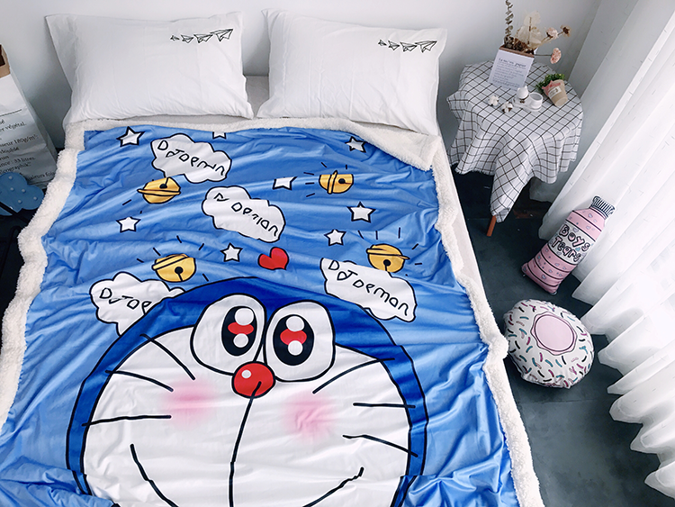 Tiên giải trí dày chăn cô gái Anpanman A Dream cashmere chăn ngủ trưa chăn thảm - Ném / Chăn mền lông cừu