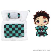 Bandai ghost blade surrounding cloth group bedding stove door Tanjiro hair doll pendant spot