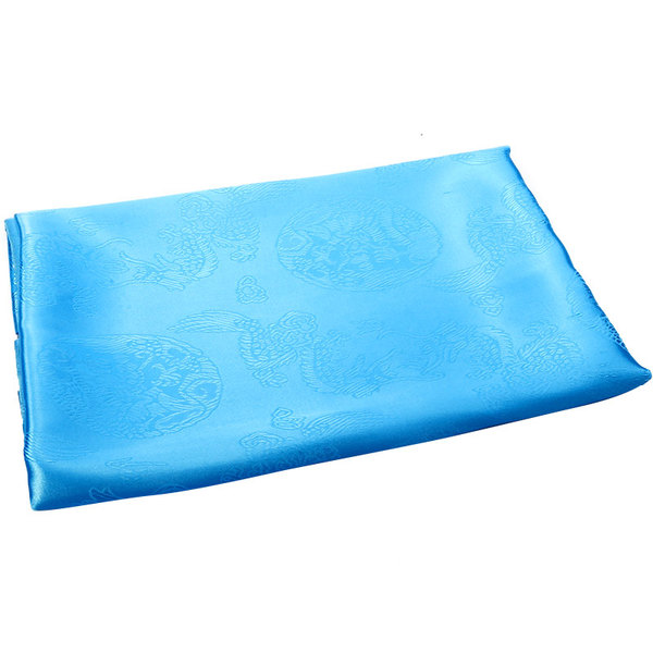 Hada Scarf Tibetan Tibetan Ornament Ethnic Supplies Jacquard Dragon and Phoenix Pattern Hada 230cm * 43cm Large Blue
