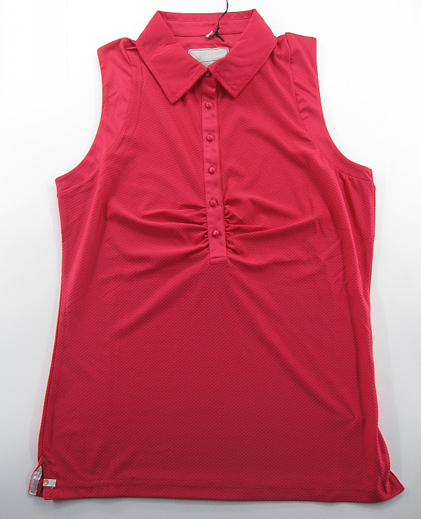 European Golf Brand Sports T-Shirt Women's Quick-Drying Vest Spring and Summer Lapel Quick-Drying Clothing Antibacterial Half-Breasted