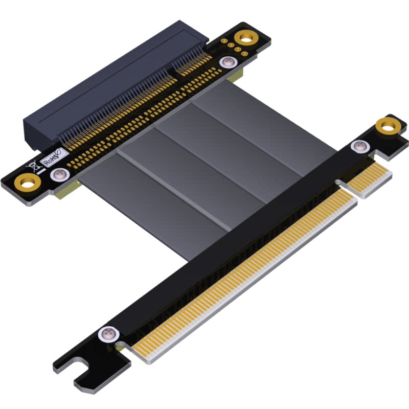 PCI-E x4 x8 extension wire transfer x16 supports cable 10,000 trillion one thousand trillion network card enterprise-grade solid hard disc