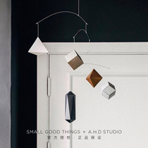  Spot AHD｜Korea Polygon Mobile Geometric Balance Pendant Dynamic Sculpture DIY Creative Pendant