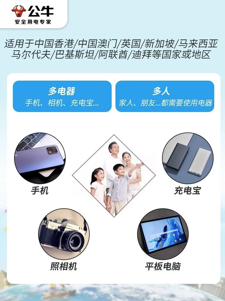 Bull British Standard Hong Kong Version Adapter Singapore Uk Malaysia Dubai British Socket Converter Special for Uk Use