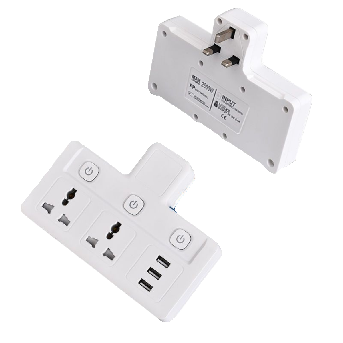 British Standard Hong Kong Version Multi-Function Socket British-Style Adapter One-To-Many Converter 3 USB Travel Universal Power Strip