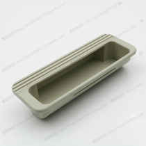 6090A Thickened Plastic Concealed Pull Handle Sheet Iron More Wardrobe Handle Drawer Handle mobile door pull handle file handle only