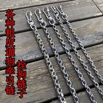 Puppies Stainless Steel Traction Chain large canine dogs Dogs Rope bits Casrolowina Home Tethered Dog Chains