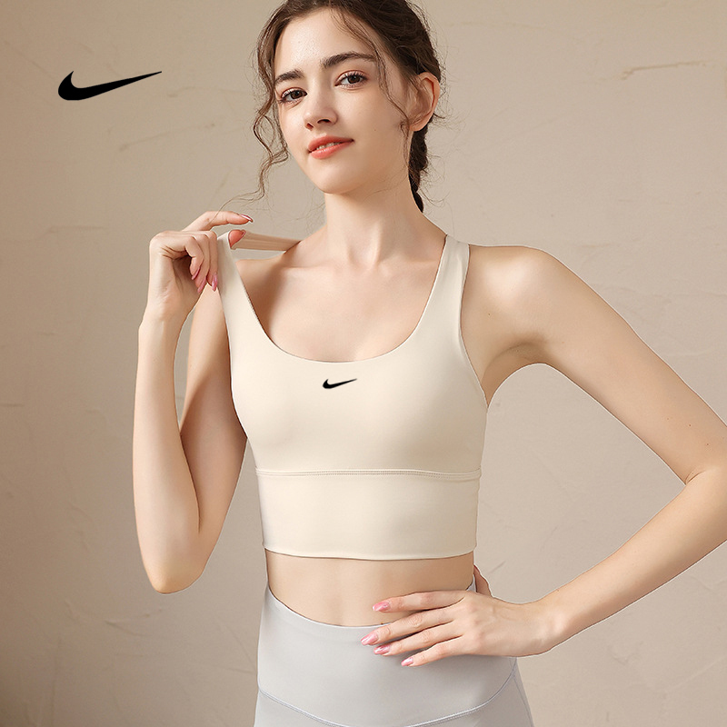 Nike Nike Sports Bra Women's Vest Fitness Running Breathable High-Intensity One-Piece Yoga Training Bra Nike Nike Sports Bra Women's Vest Fitness Running Breathable High-Intensity One-Piece Yoga Training Bra